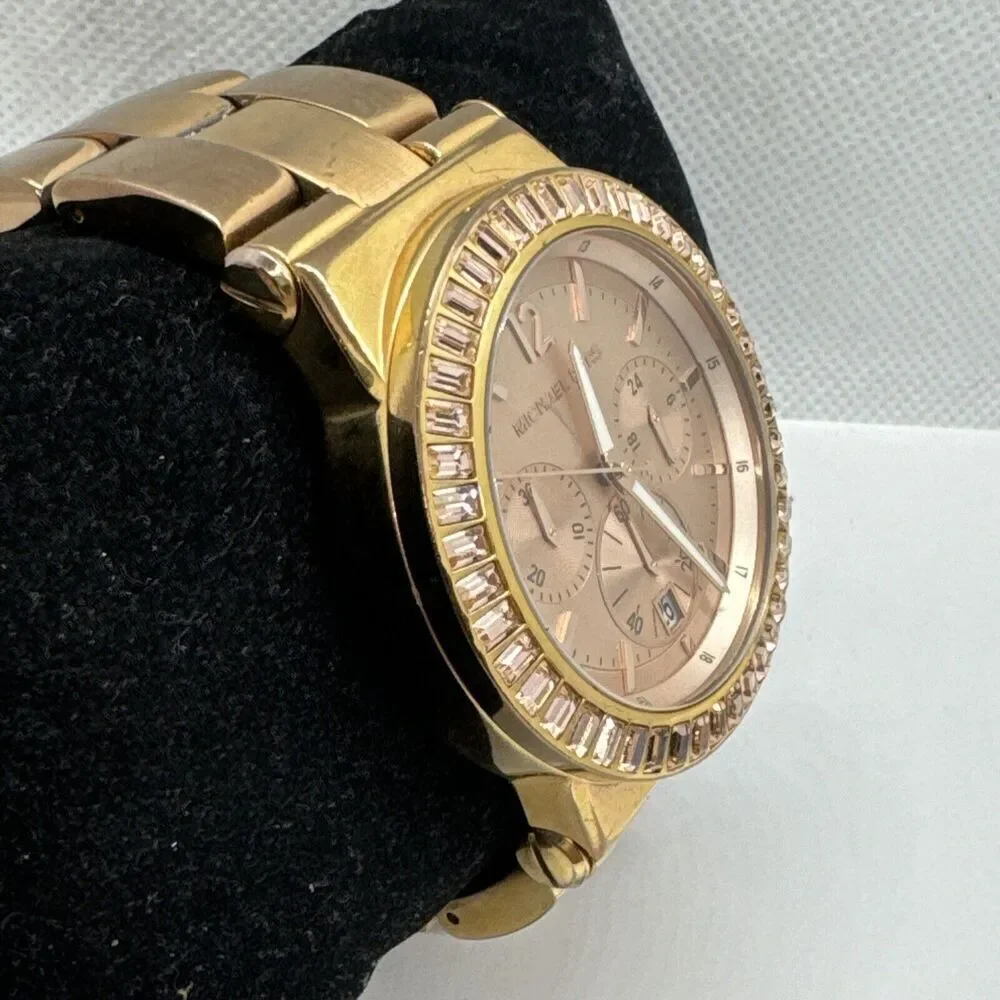 Michael Kors MK5412 Women's Rose Gold Stainless Steel Analog Dial Watch JNA586